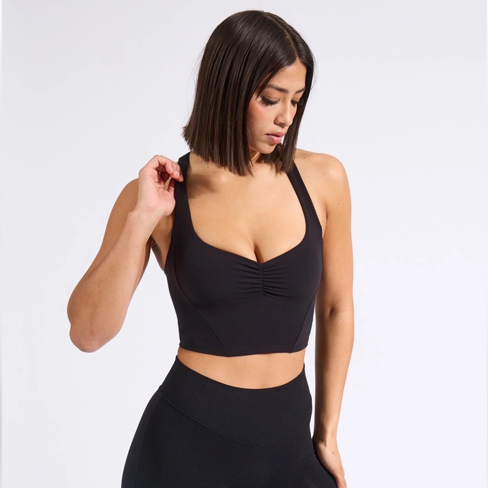 NWT Buff Bunny Karma Crop Onyx Black Size Small, Regular Length, Princess Seams